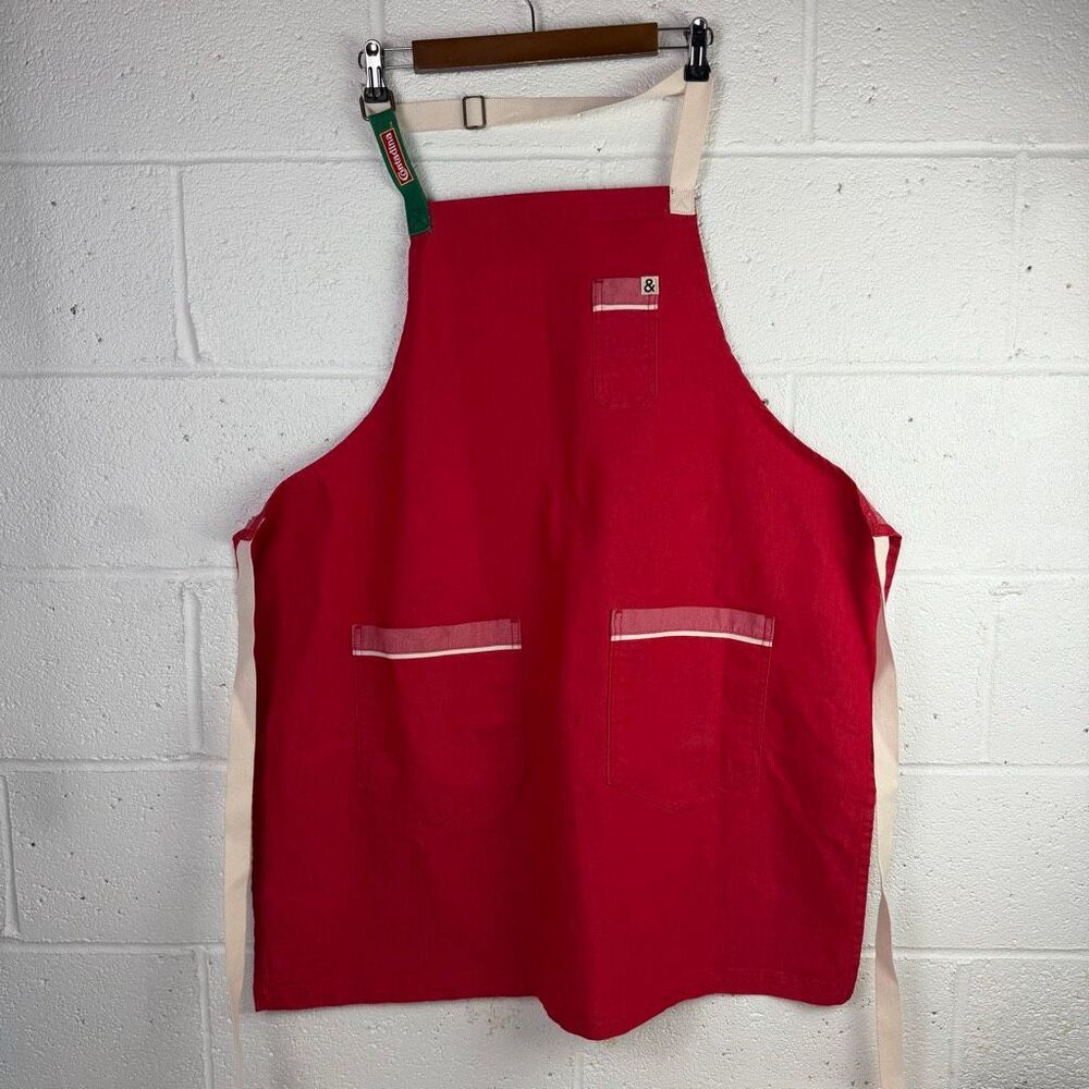 Hedley & Bennett Special Contadina Apron Red Green